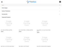 Tablet Screenshot of bluphoneparts.com